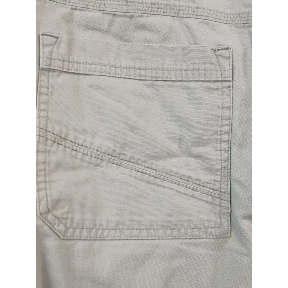 Columbia Mens Cargo Hiking Shorts Size 36 Khaki Omni Shield Stain Repellent 10in